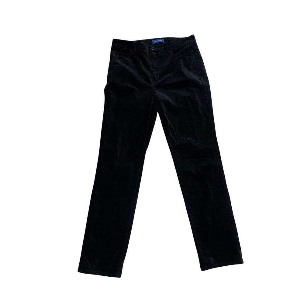 Talbots Velveteen Straight Leg Pants Size 8 High Waist Career Office Holiday